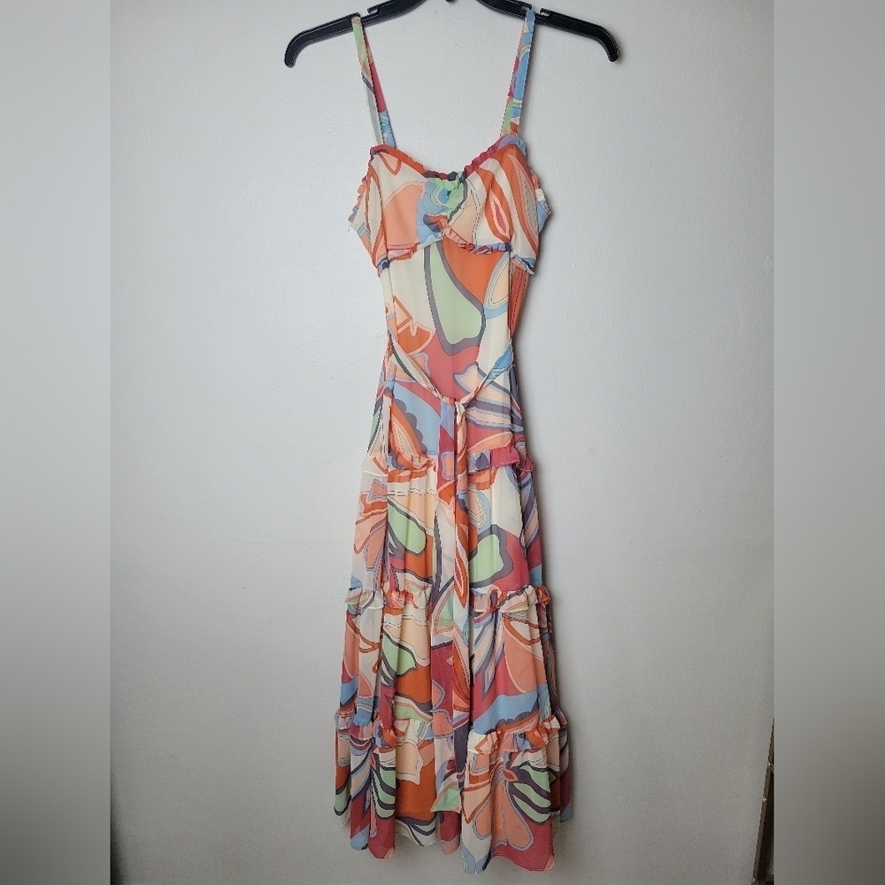 ALEXIS for Target Mixed Floral Sleeveless Tiered Ruffle Dress - Picture 5 of 15